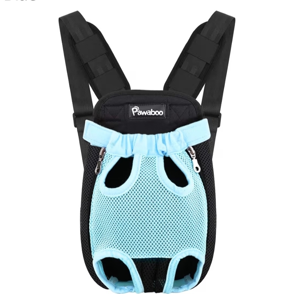 Black and Blue Small Pet Carrier
